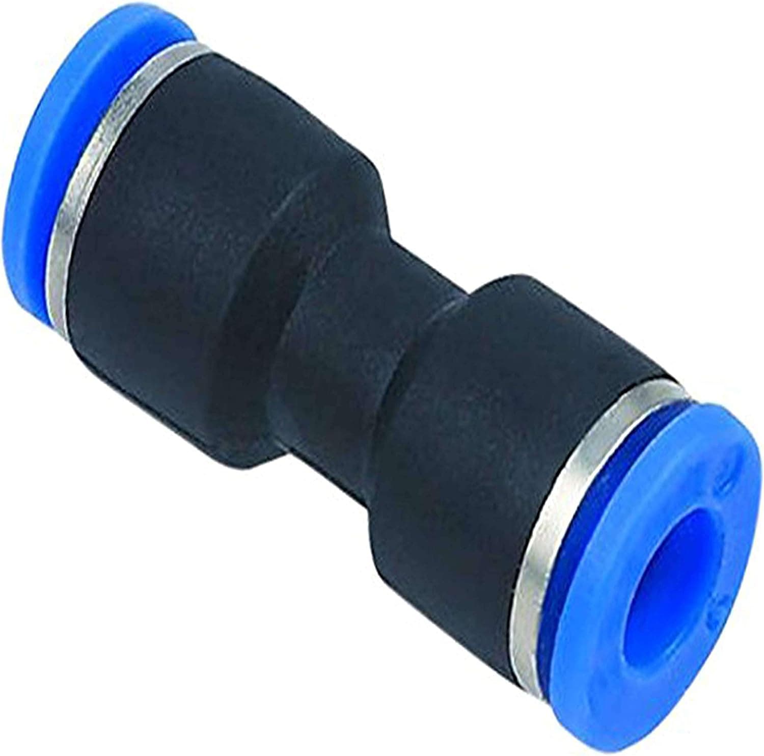 Utah Pneumatic 10 Pack Plastic Push to Connect Fittings Tube Straight Connect 10 Mm od Push Fit Fittings Tube Fittings Pneumatic Fittings(10mm Straight)