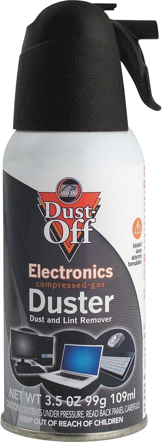 Compressed Air Duster, Dust Off, Canned Air, Disposable Cleaning Duster, 3.5 oz - 1 Can
