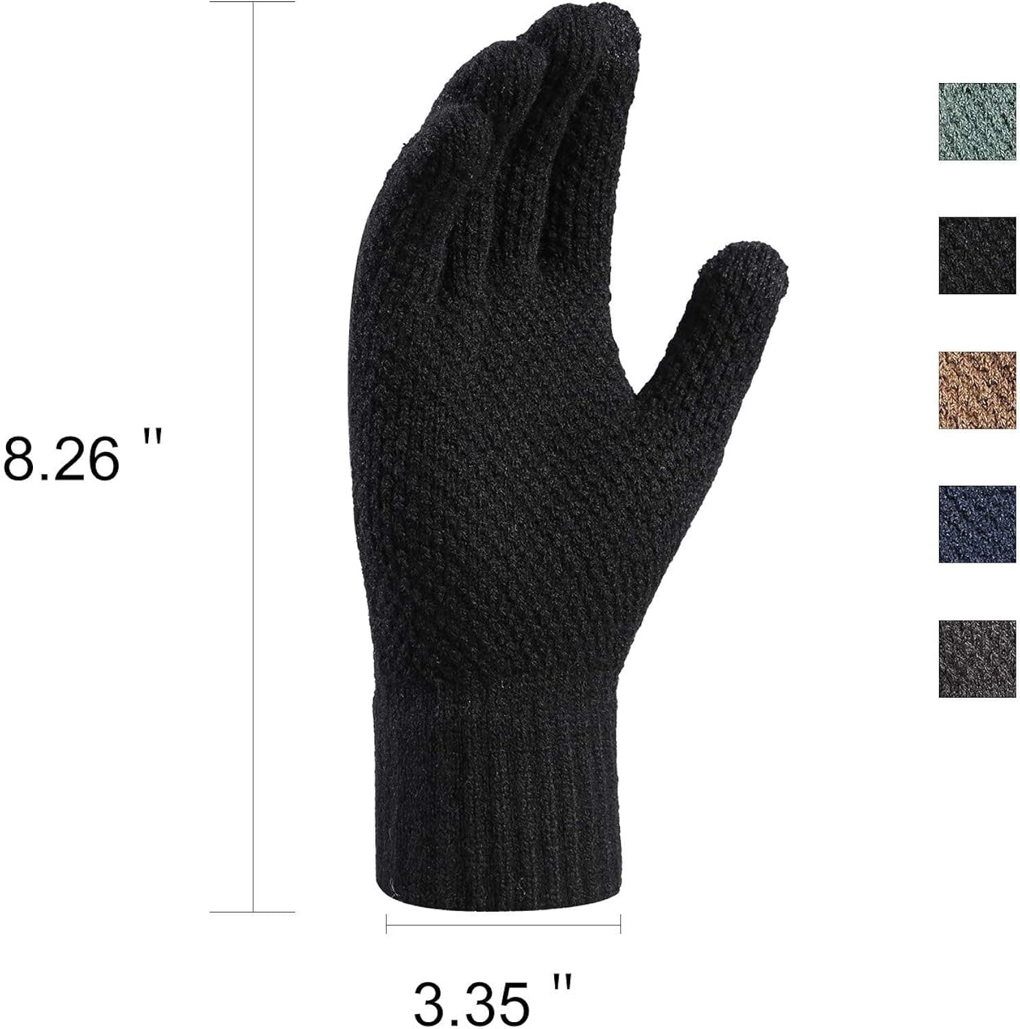 Winter Warm Gloves Anti Slip Touch Screen Windproof Thermal Gloves Cold Weather Cycling Gloves for Women Men
