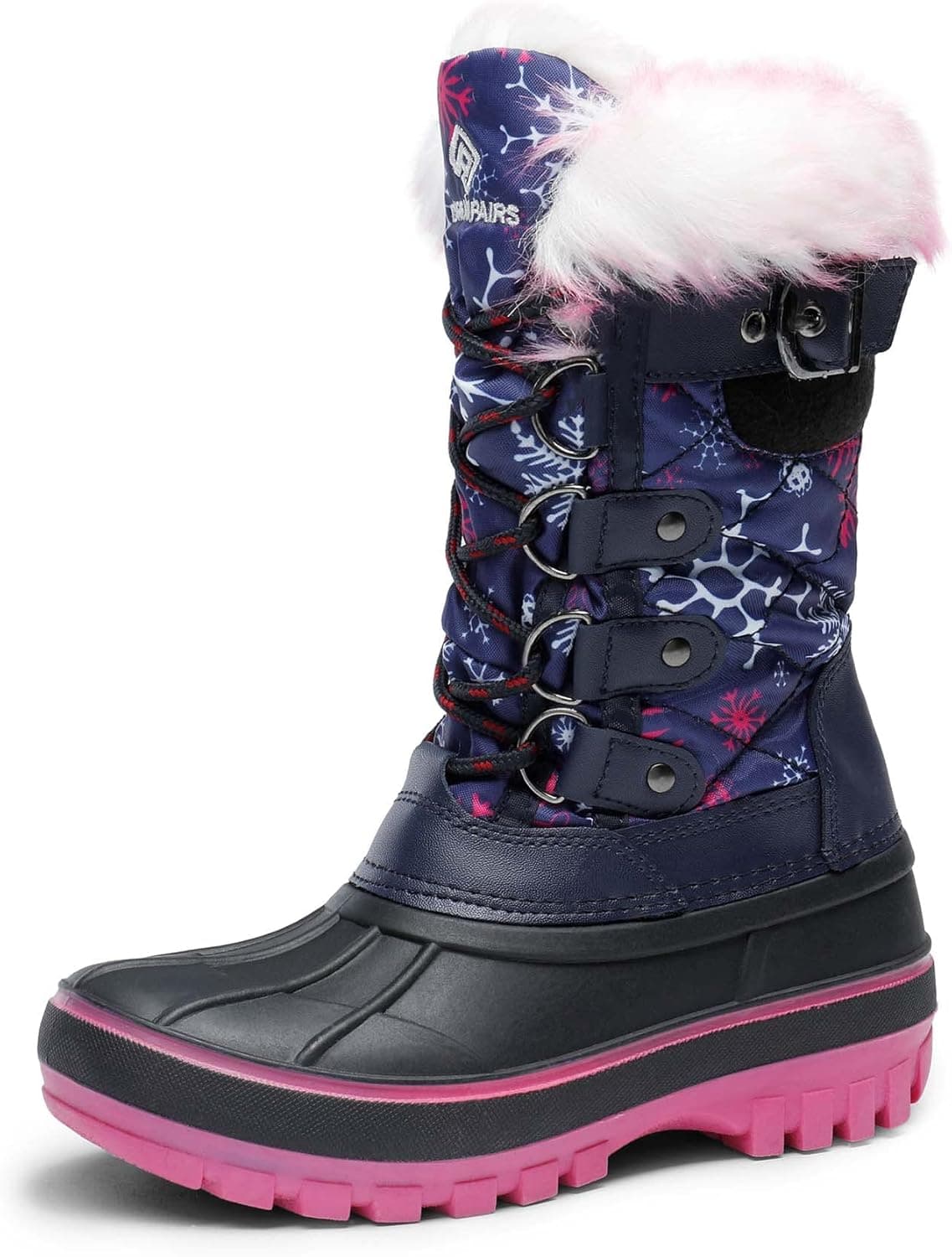 DREAM PAIRS Kids Insulated Waterproof Winter Snow Boots