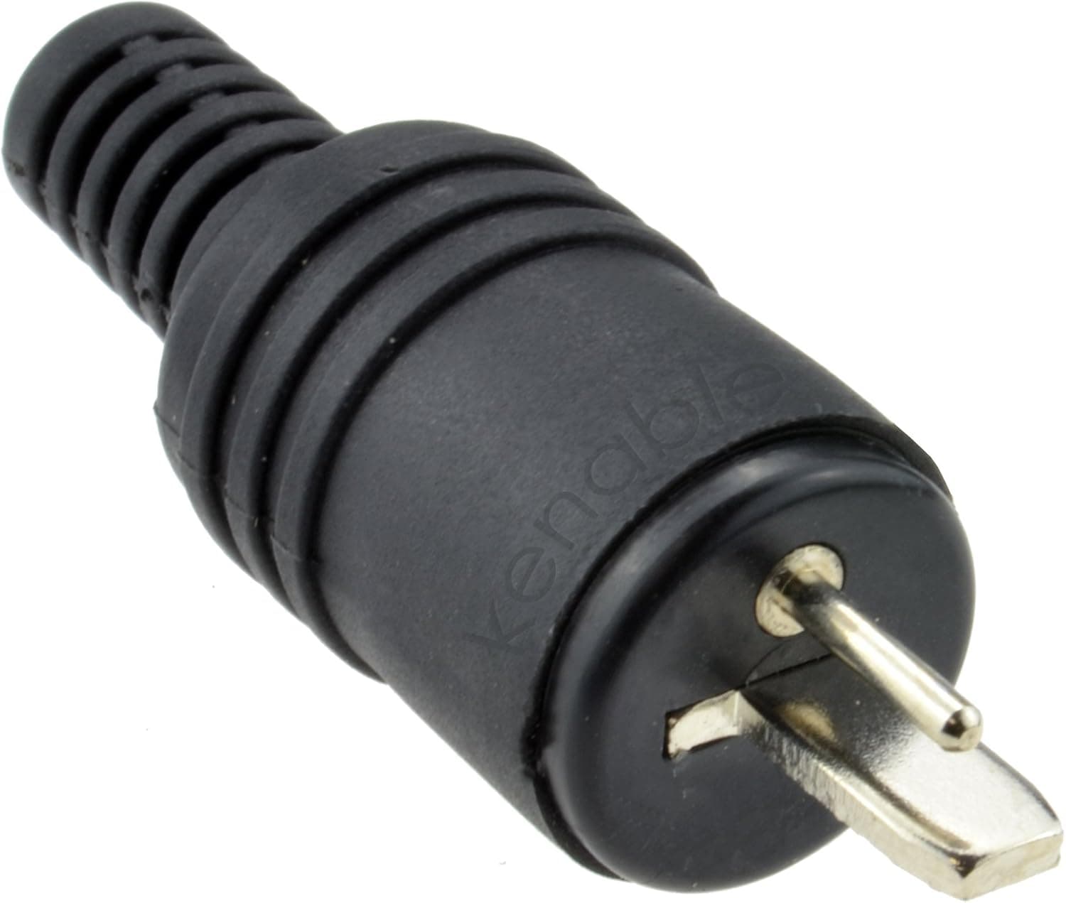 kenable 2 pin DIN Plug Speaker and HiFi Connector Screw Terminals Strain [1 Pack]