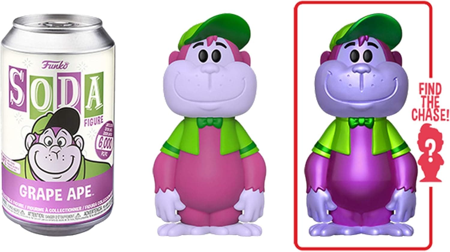 Funko 45962 Vinyl Soda: Hanna-Barbera - Grape Ape w/Chase Collectible Toy
