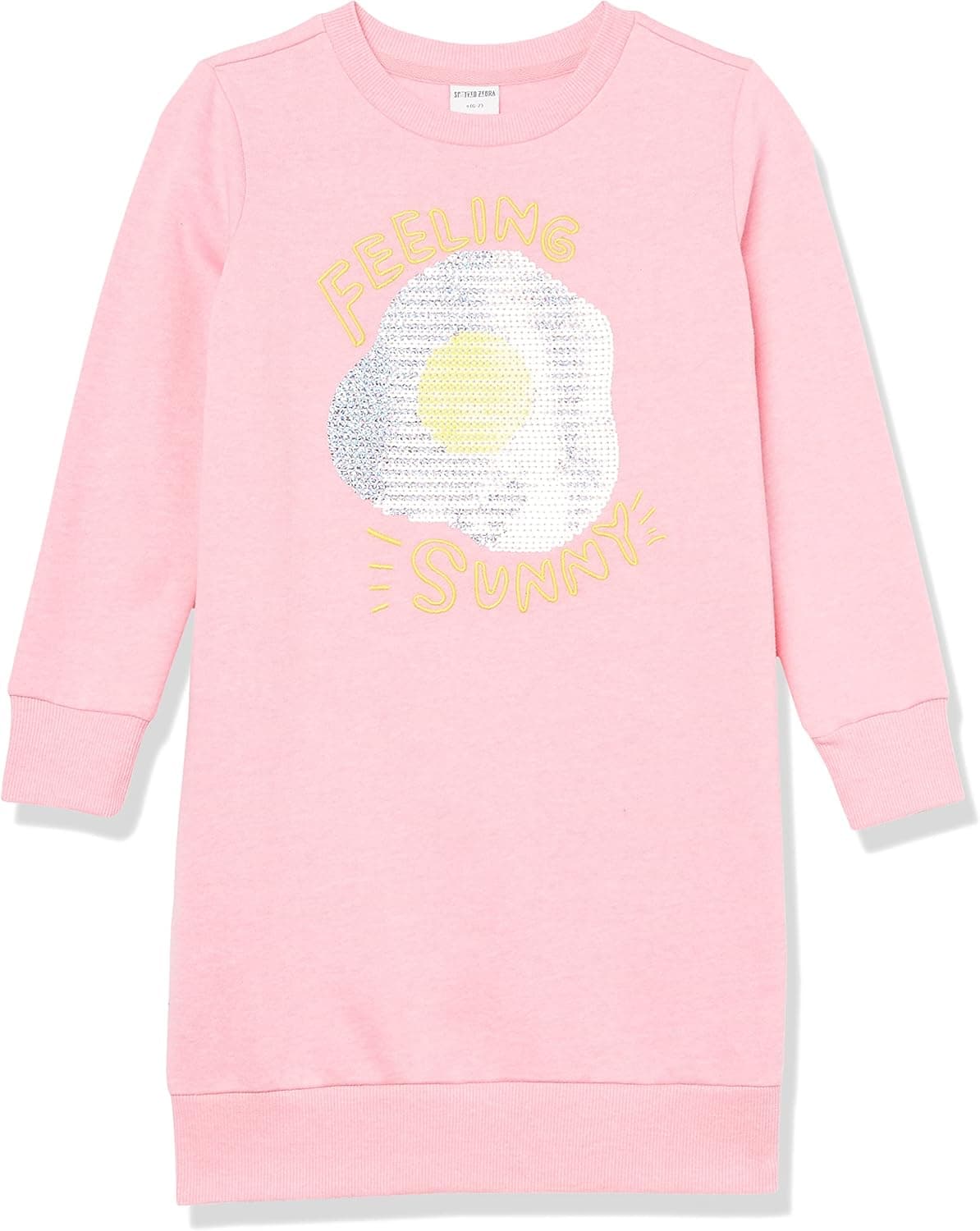 Spotted Zebra Girls' French Terry Long-Sleeve Dresses