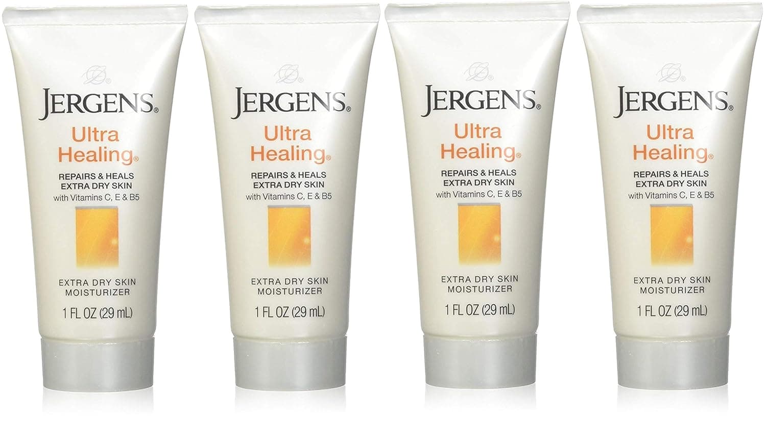 Jergens Ultra Healing Extra Dry-Skin Moisturizer 1 oz (Pack of 4)