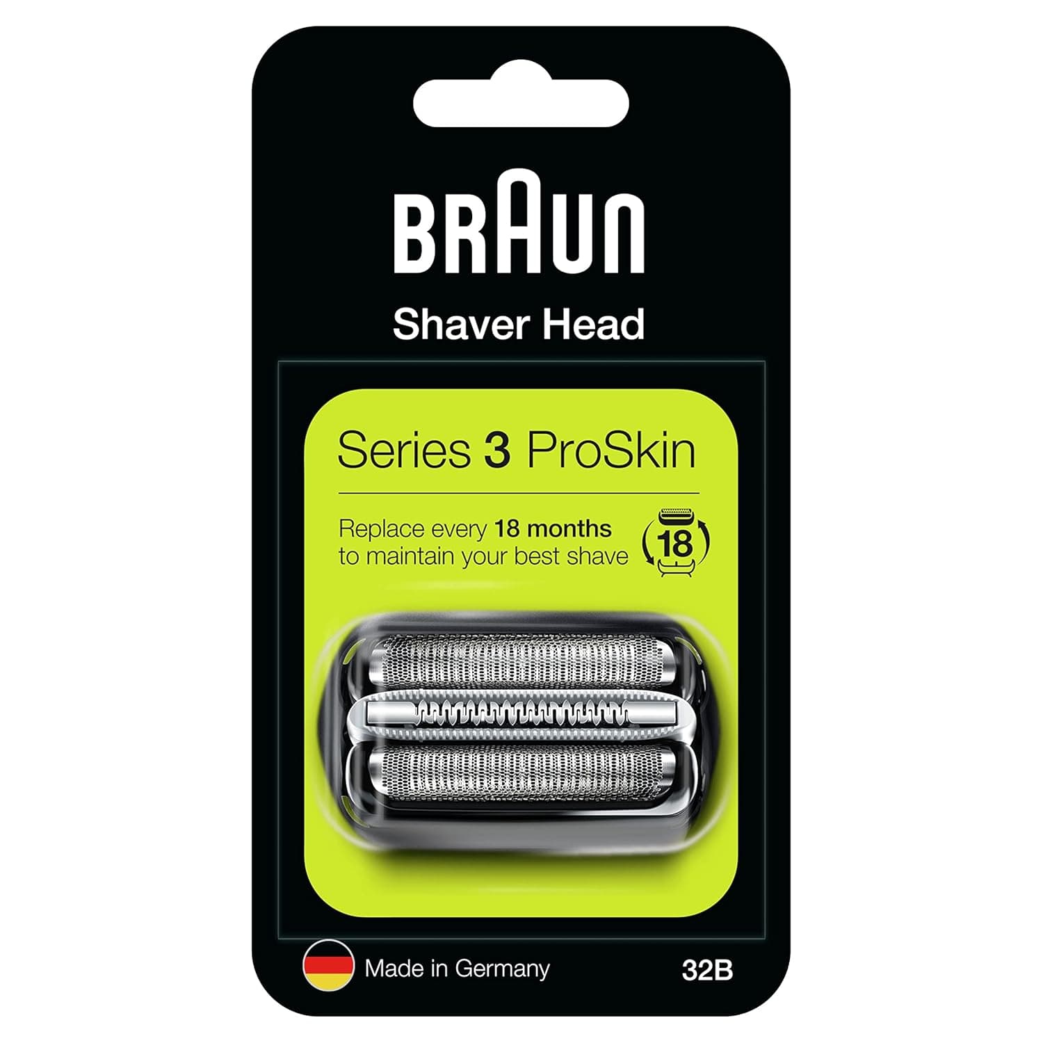 Braun Razor Replacement Foil & Cutter Cassette 32B Series 3 320 330 340 350CC Black Shaving Heads