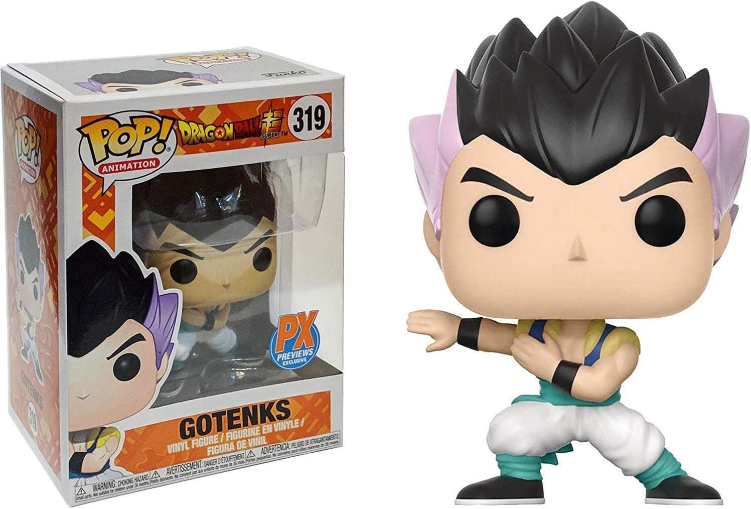 Funko Pop! Anime: Dragon Ball Super - Gotenks PX Previews Exclusive Vinyl Figure (Bundled with Pop BOX PROTECTOR CASE)