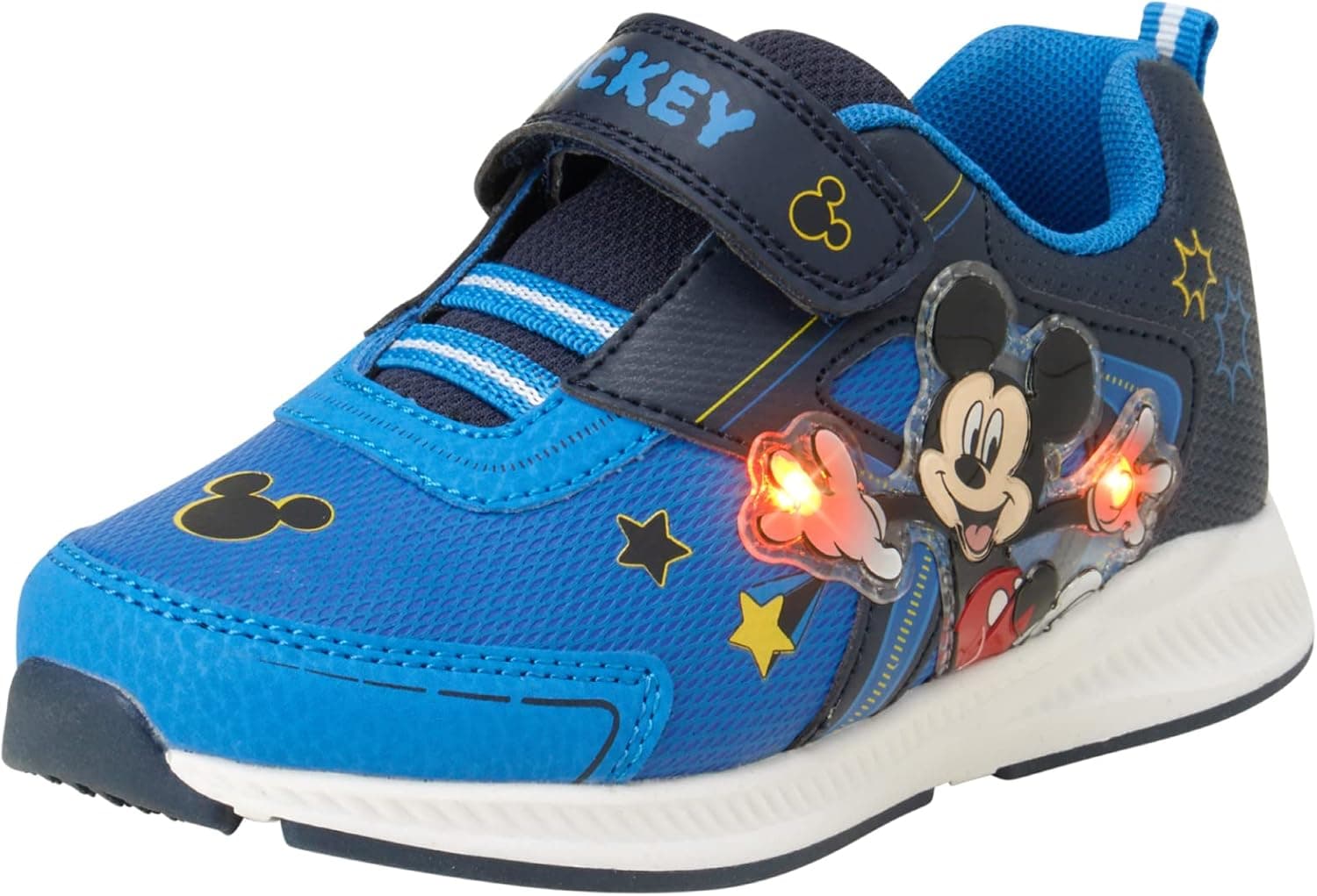 Disney Boys' Mickey Mouse Shoes - Slip-On Laceless Sneakers (Toddler/Little Kid)