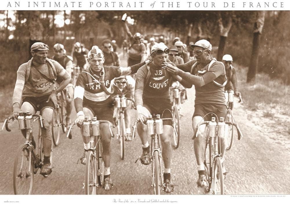 The Smokers 22" x 30" Vintage Cycling Poster