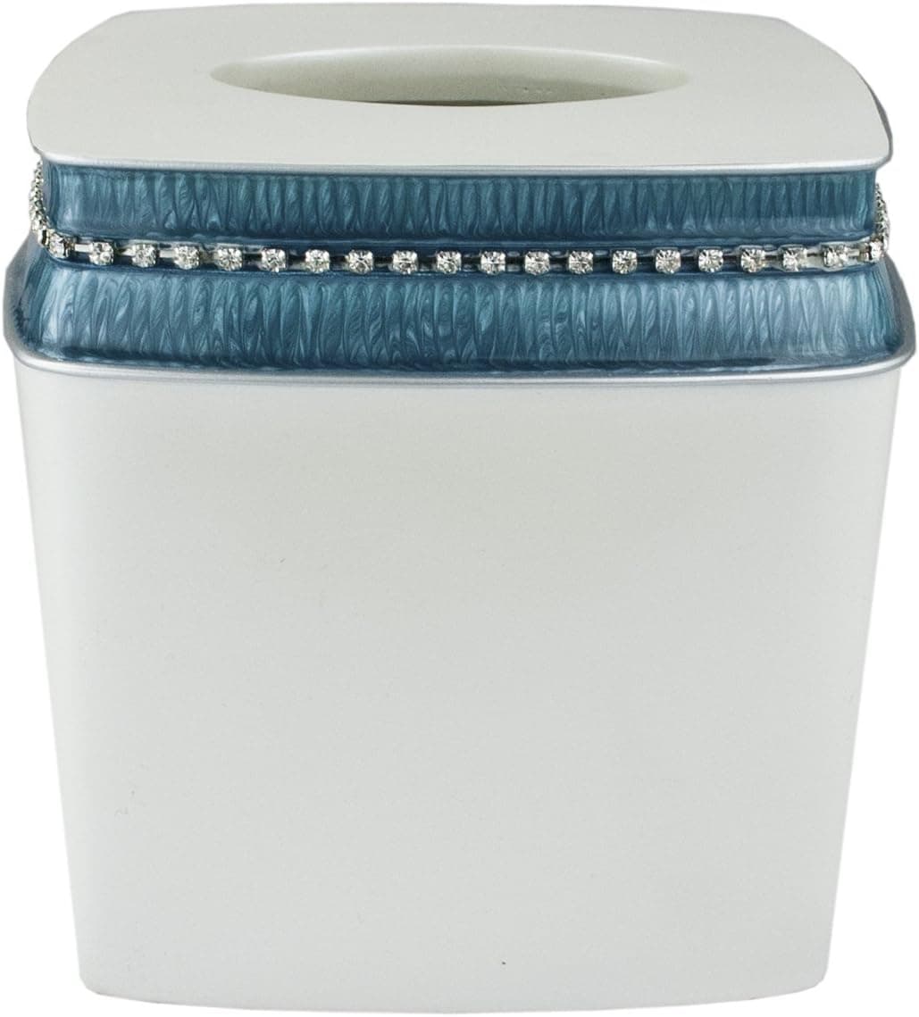 Sherry Kline Victoria Epoxy Tissue Cover, Blue
