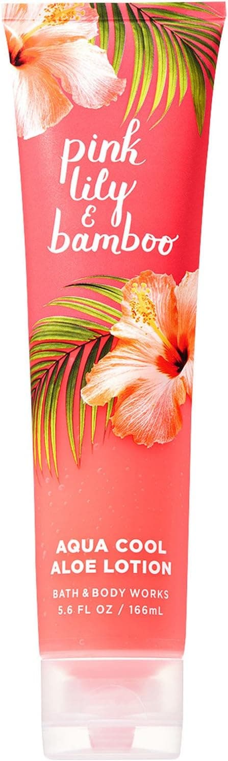 Bath and Body Works Pink Lily and Bamboo Aqua Cool Aloe Lotion 5.6fl.oz