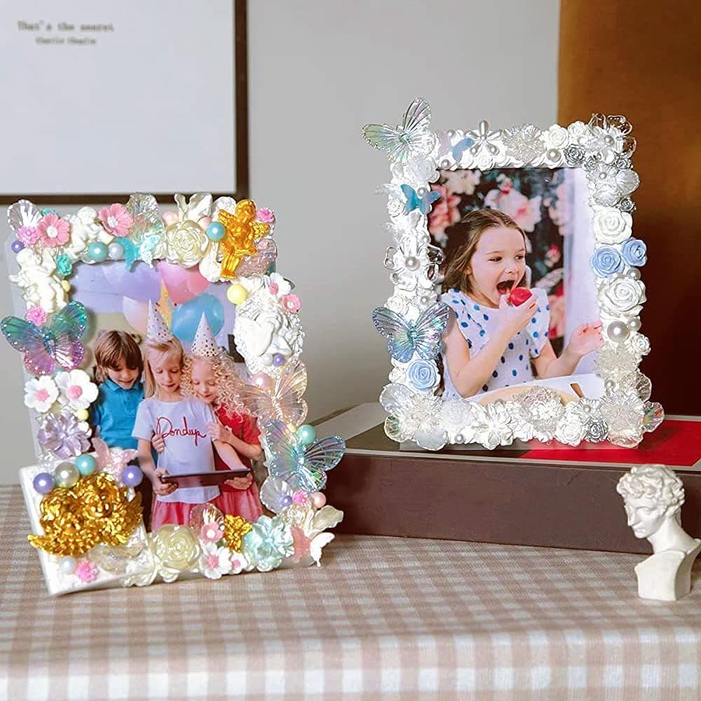 DOUXFUN DIY Picture Frame Craft Kits, Arts and Crafts Activity Kit for Kids Ages 5-12+, Party Games Easter Christmas Birthday Gift for Boys Girls Adult