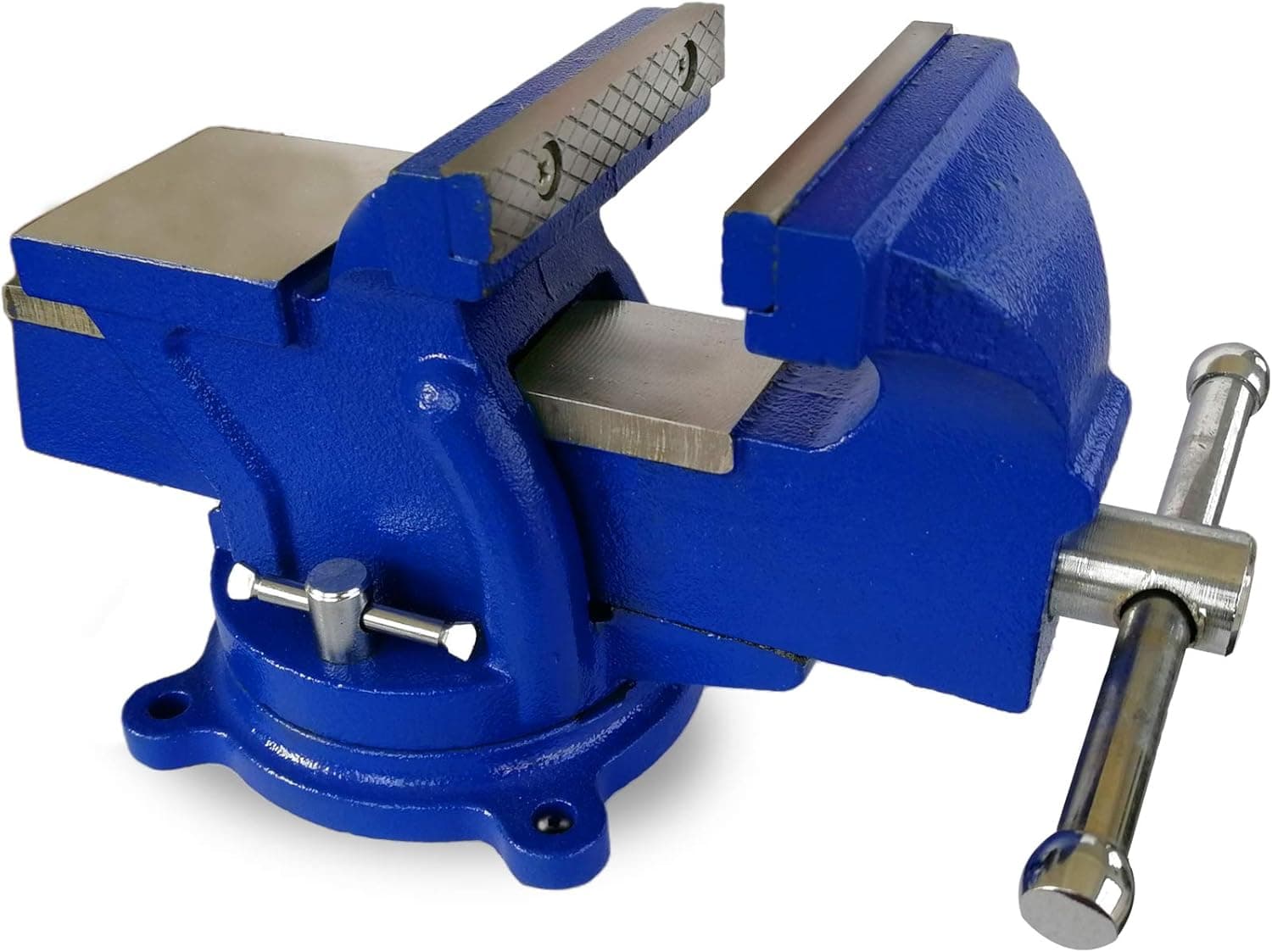 LiusTech Bench Vise 4 Inch Heavy Duty 360-Degree Swivel Base and Anvil Bench Vice