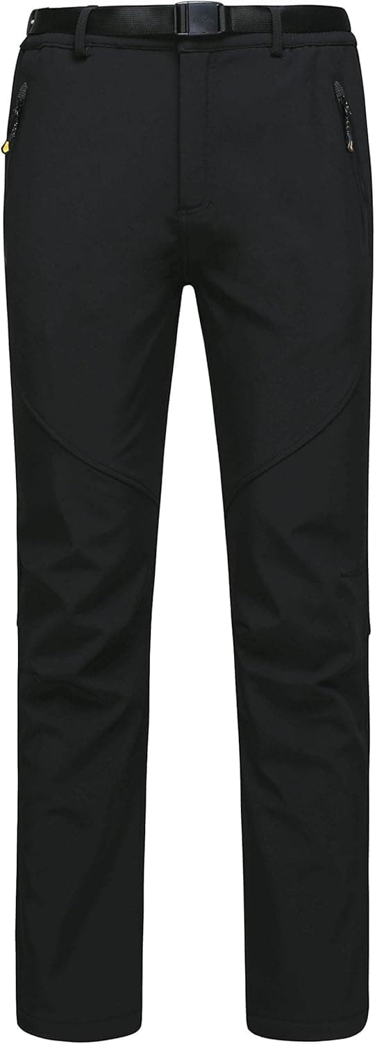 Diamond Candy Women's Lightweight Quick-Dry Hiking Mountaineering Softshell Outdoor Activewear Pants Black