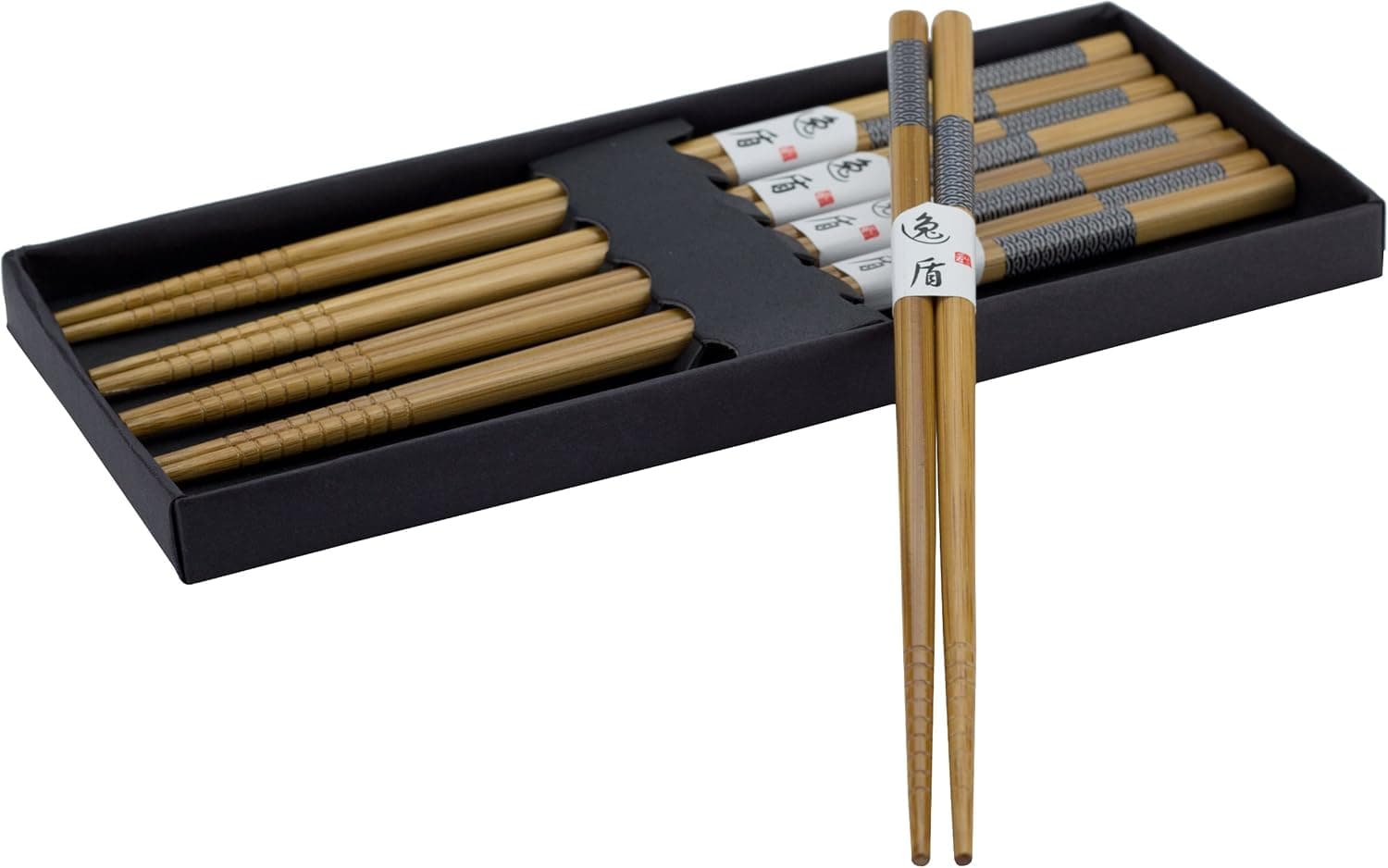 Yicai Brand Set of 5 Chopsticks (Bamboo Scales)