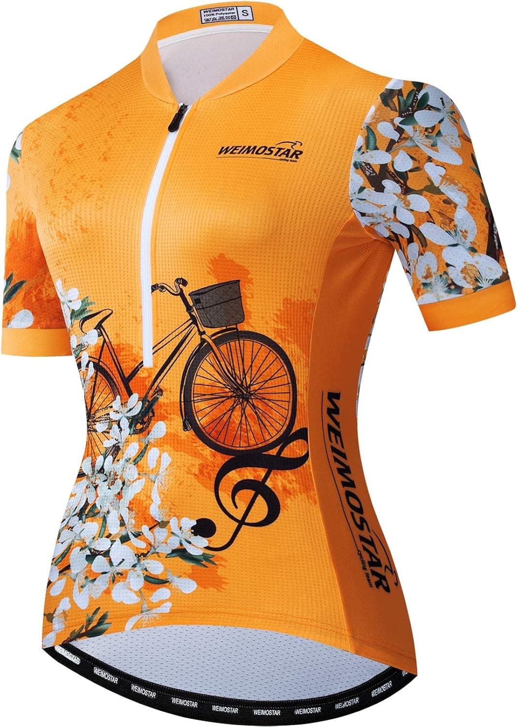 Cycling Jersey Women Half Zip Short Sleeve Pro Team MTB Bike Bicycle Jersey Tops