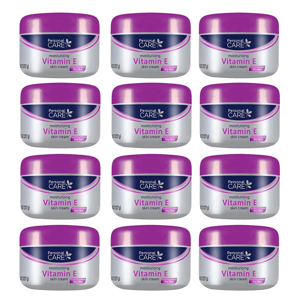 Personal Care Vitamin E Skin Cream, 8 Oz (Pack of 12)