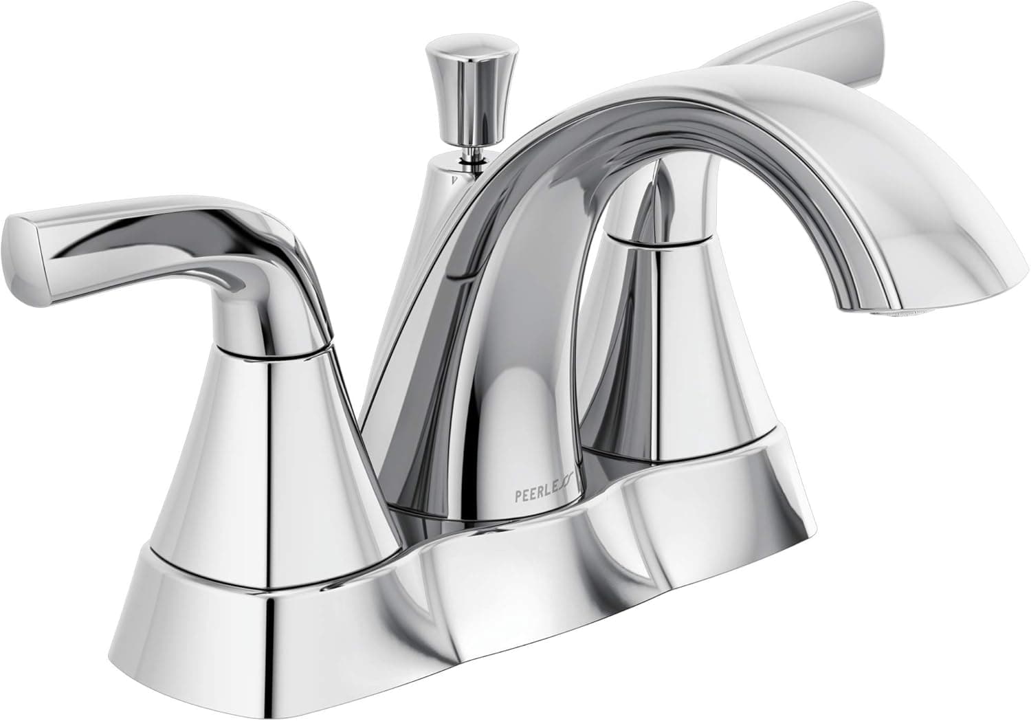 Peerless P2535LF Parkwood Two Handle Lavatory Faucet Centerset, Chrome