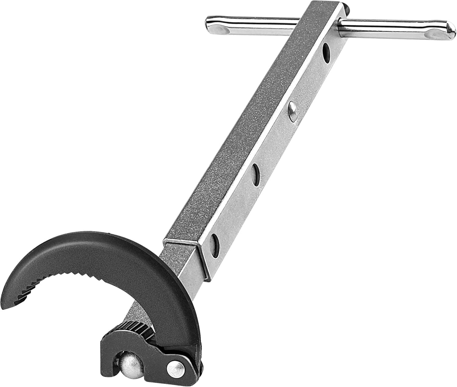 HAUTMEC Pro Telescoping Basin Wrench, Sink Wrench, 7/8" to 2-1/2" Jaw Capacity, 10" to 17" Extendable Handle, Steel Sink Faucet Remover, Tap Nut Spanner in Tight Spaces PL0027