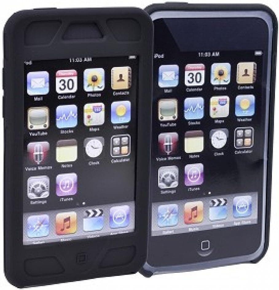 Hybrid Kickstand Case & Silicone Skin for iPod Touch 2nd/3rd Gen w/Sport Armband, Screen Protector - switchKASE t3