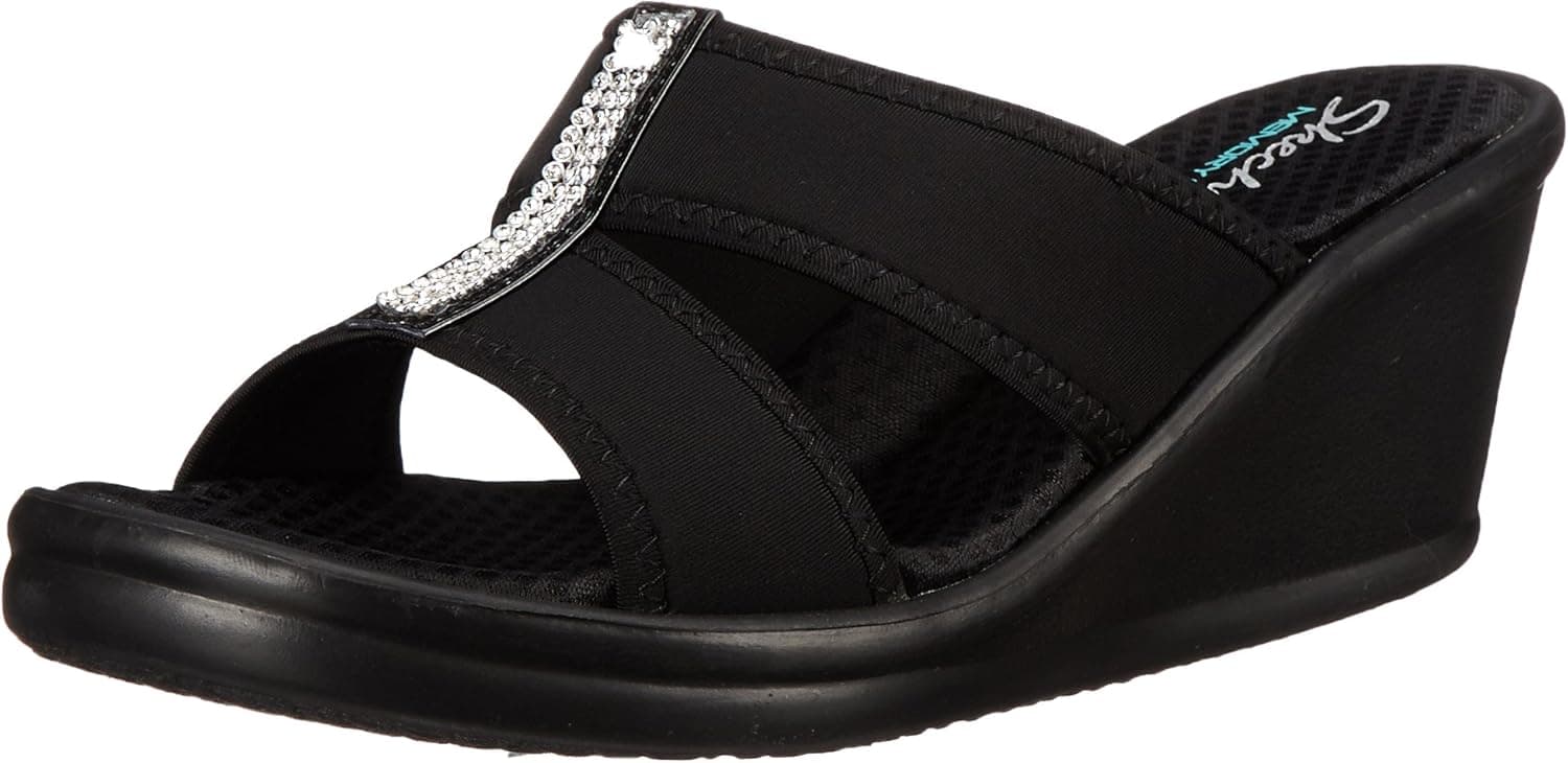 Skechers Women's Rumblers 2 Strap Slide Wedge Sandal