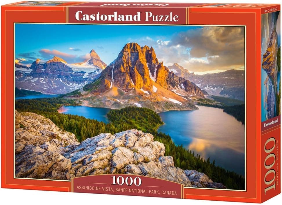 Castorland "Assiniboine Vista, Banaff National Park, Canada Puzzle (1000 Piece)