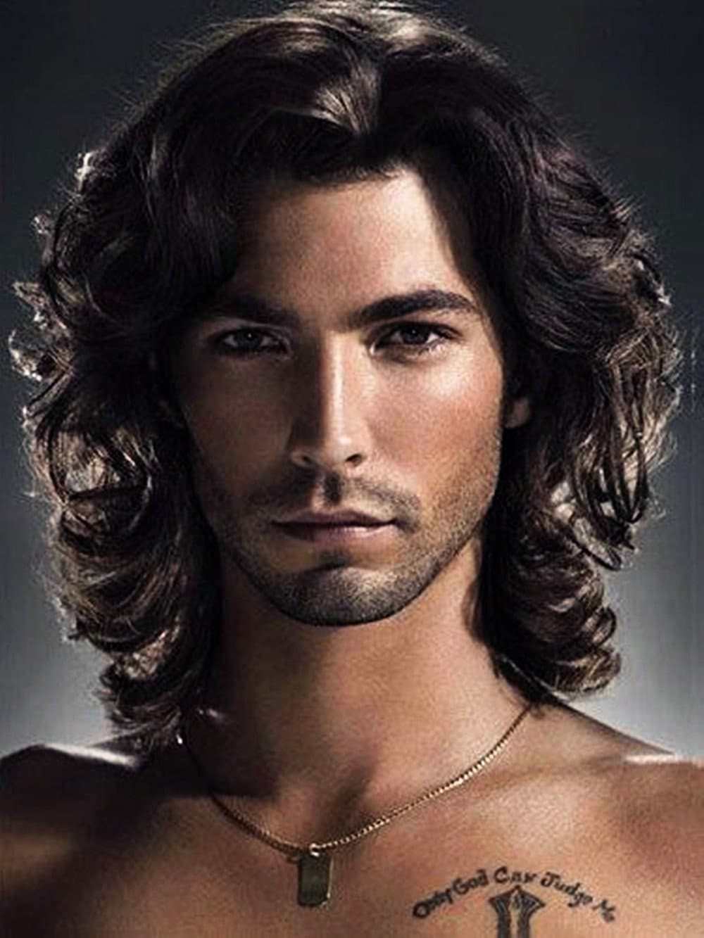ELIM Men Wigs Short Curly Male Hair Wig Brown Natural Looking Wig for Party or Daily Use （Dark Brown）Z164