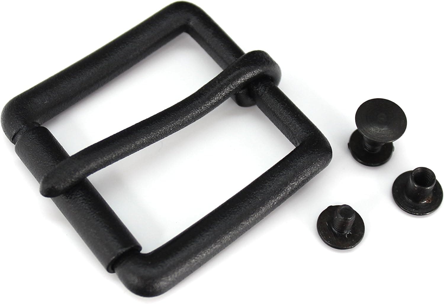 Daltech Force Black Textured Heavy Duty Buckle Set with Chicago Screws - Upgrade The Look of Your Gun Belt!