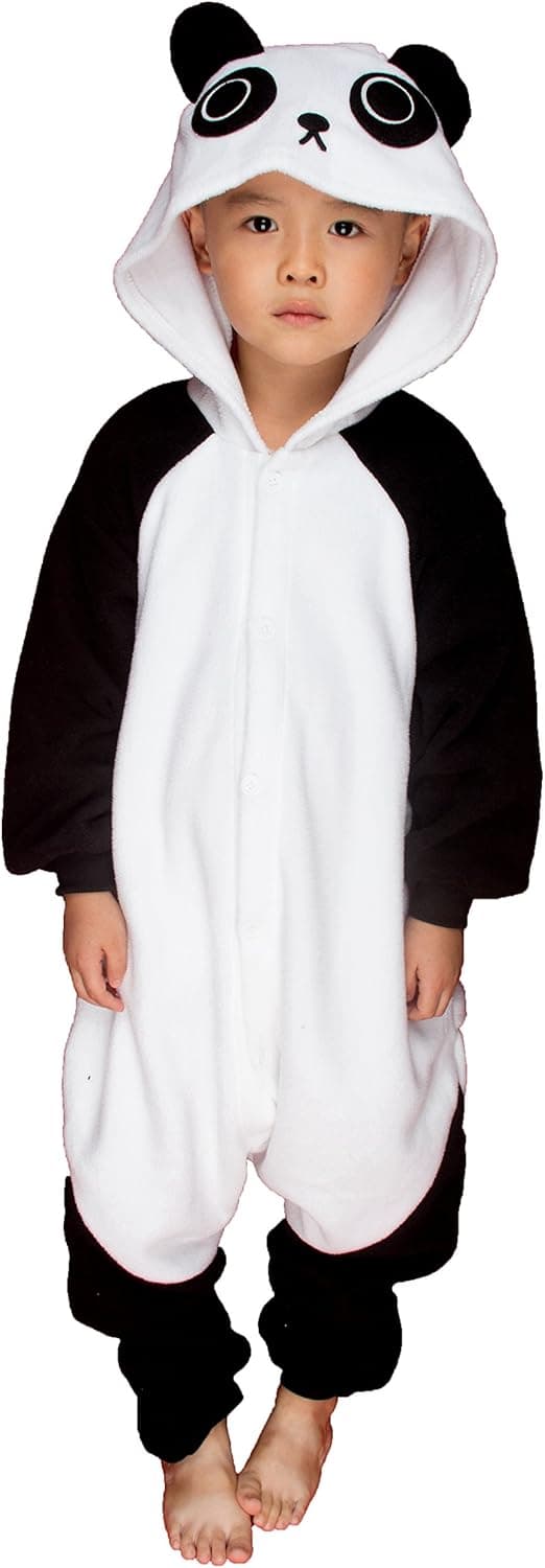 BELIFECOS Childrens Panda Cosplay Costumes Animal Onesies Sleeping Wear Pajamas