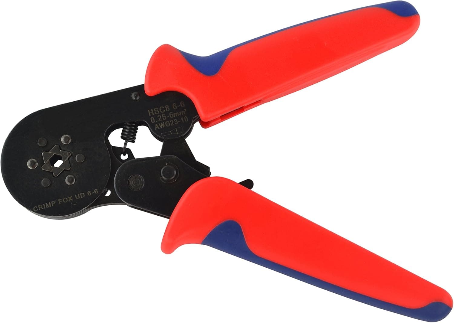 Samyo Portable Professtional Self-Adjusting Hand Ratchet Crimping Tool Crimping Pliers for Cable Ferrules (AWG23-10) RBH06