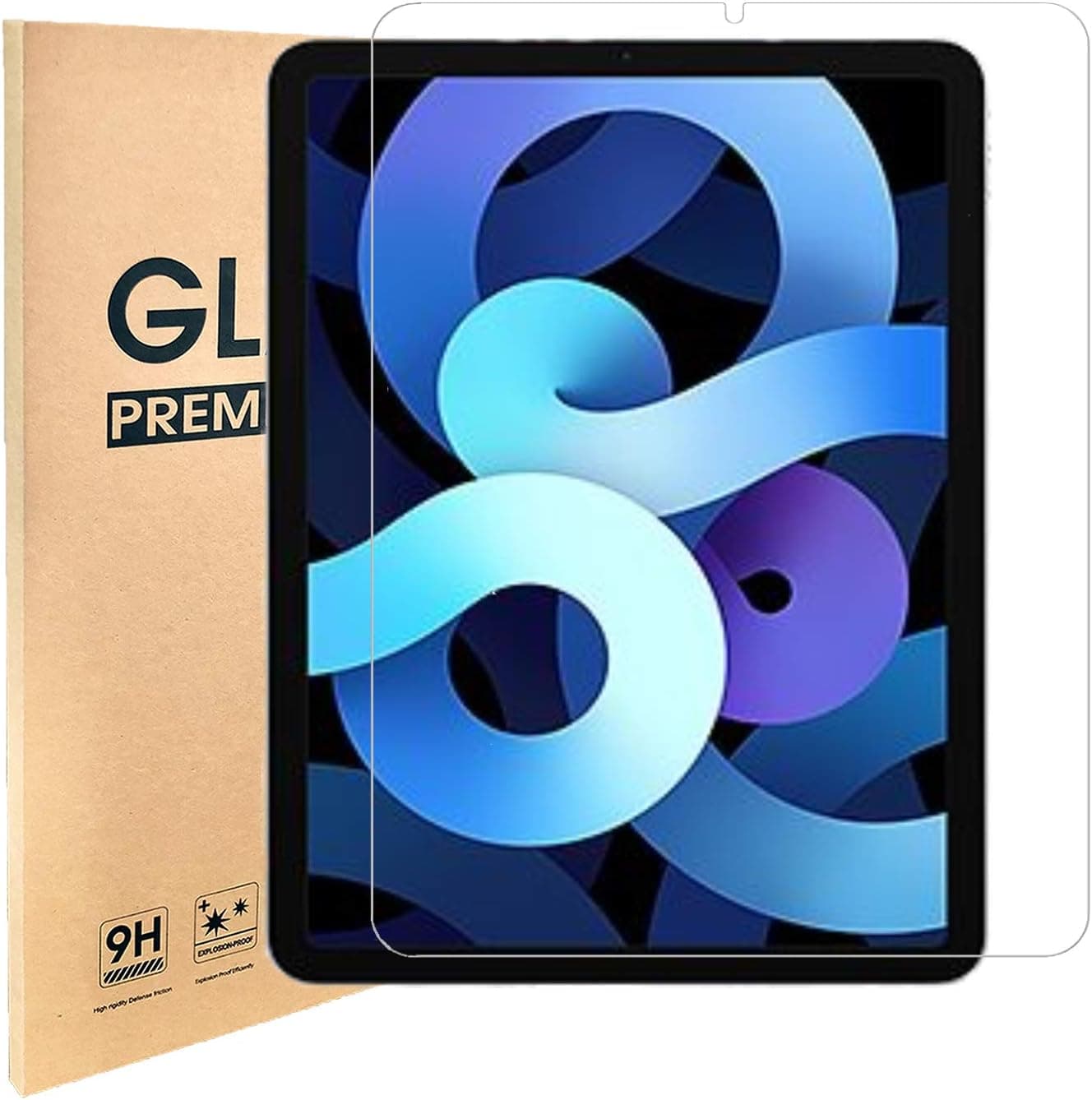 [1 Pack] Screen Protector Compatible with iPad Air 5th 4th Generation,Tempered Glass for iPad Air 10.9-inch (iPad Air 5 2022,iPad Air 4 2020)