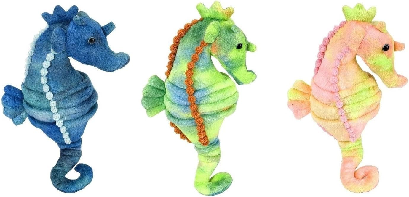 WILD REPUBLIC 10" Cuddlekins Seahorse Soft Toy, Multi (12974)