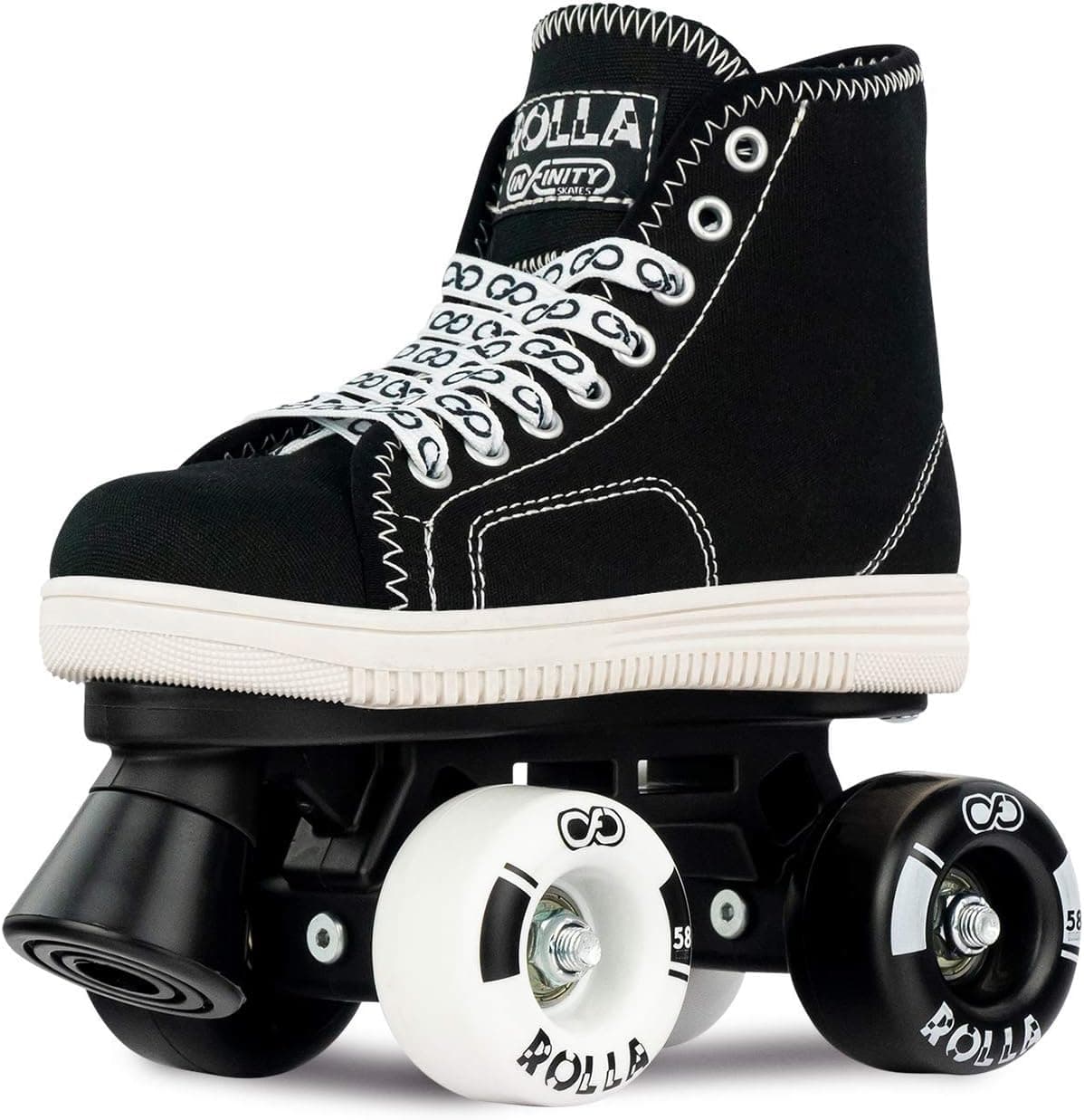 Crazy Skates Rolla Roller Skates for Boys and Girls - Sneaker-Style Kids Quad Skates