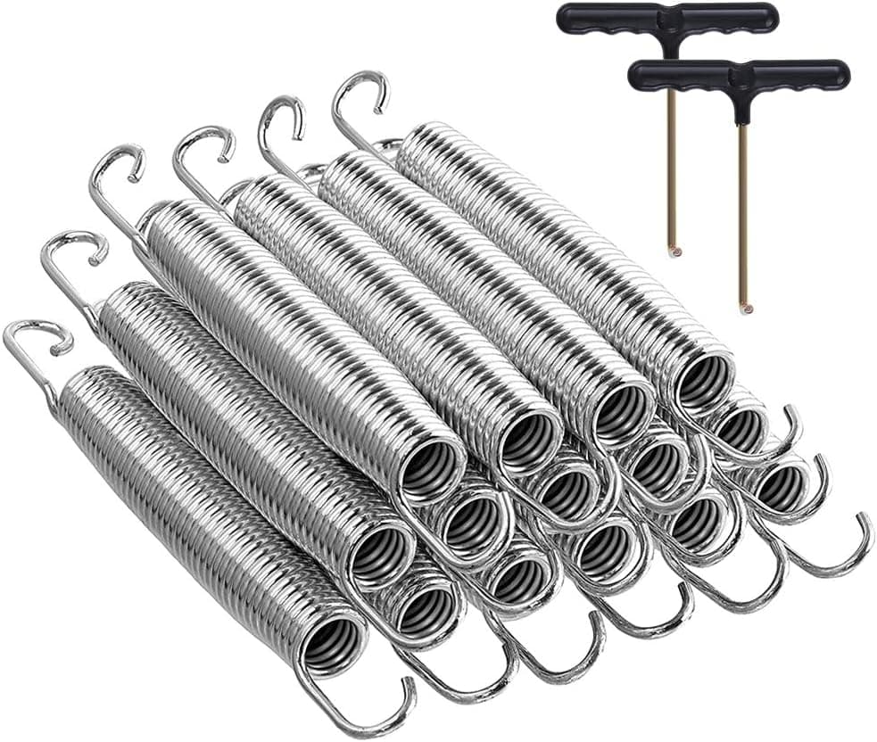 Boshen Replacement Trampoline Springs Size 5.5" 7" 8.5" Heavy-Duty Galvanized Steel Springs Set of 15 30 60 90 PCS