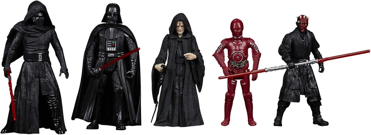 STAR WARS Celebrate The Saga Toys Sith Action Figure Set 5-Pack, 3.75-Inch-Scale Collectible Figures, Toys for Kids Ages 4 and Up
