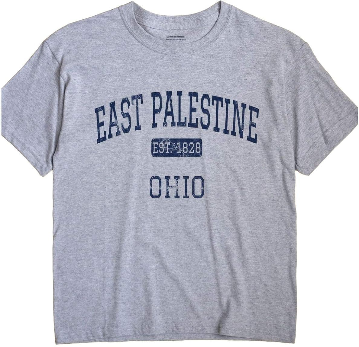 GreatCitees East Palestine Ohio T-Shirt EST