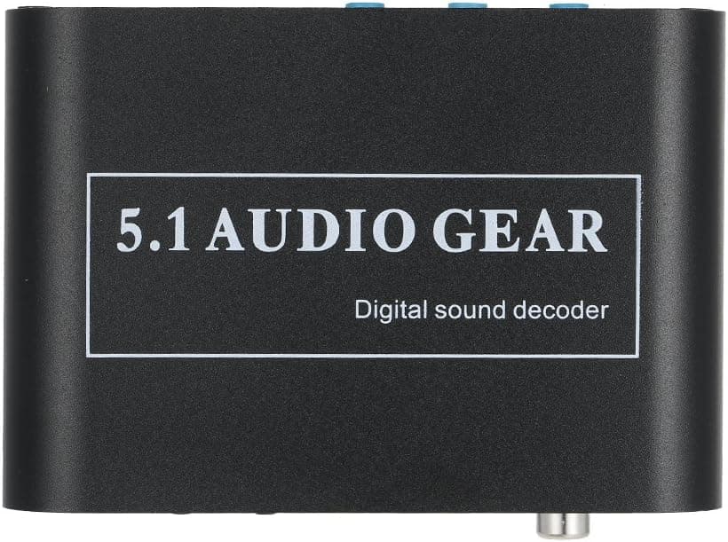 Docooler Audio Decoder 5.1 Channel AC3 DTS Audio Gear Digital Surround Sound Decoder