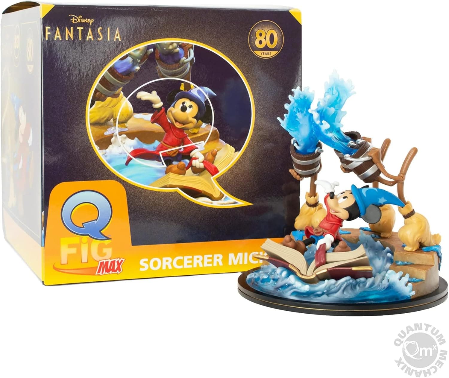 QMx Quantum Mechanix Disney's Fantasia - Sorcerer Mickey 7 Inch Q-Fig Max Elite