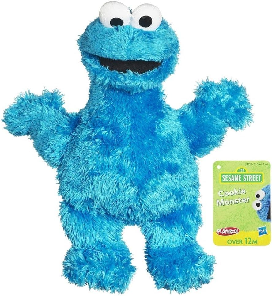 Sesame Street Plush Cookie Monster, 9 Inch