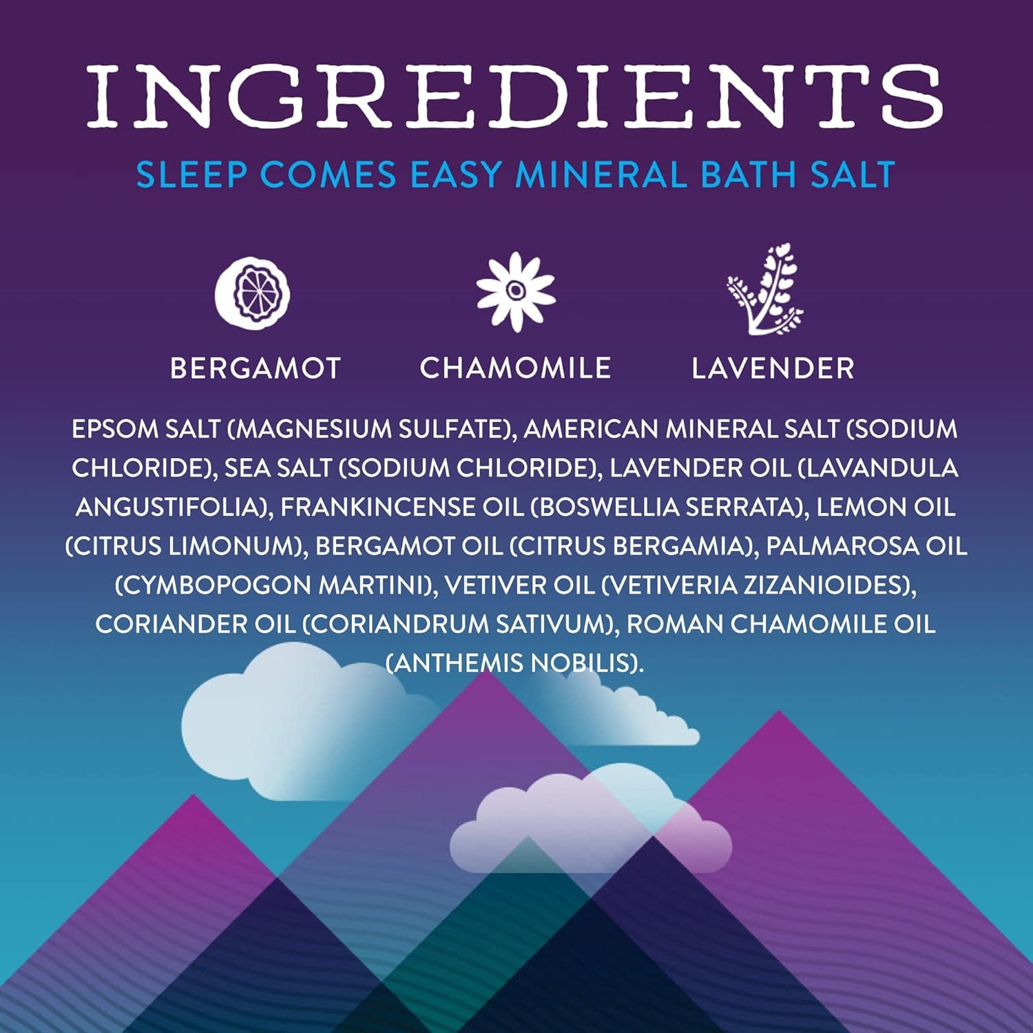 Little Moon Essentials Mineral Bath Salt, Sleep Comes Easy, 4 oz.