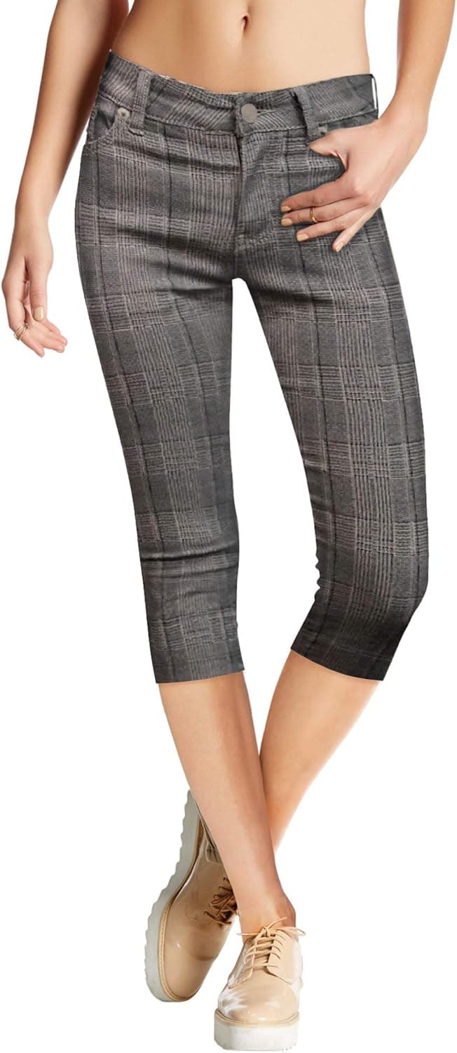 Hybrid Womens Hyper Stretch Denim Capri Jeans