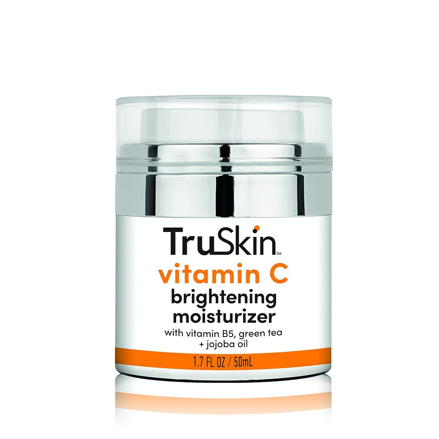TruSkin Vitamin C Face Moisturizer, a Brightening Anti Aging Wrinkle Cream for Face, Formulated with Vitamin B5, Vitamin E, Jojoba Oil, Organic Aloe Vera and Green Tea for Natural Skin Health, 50 ml