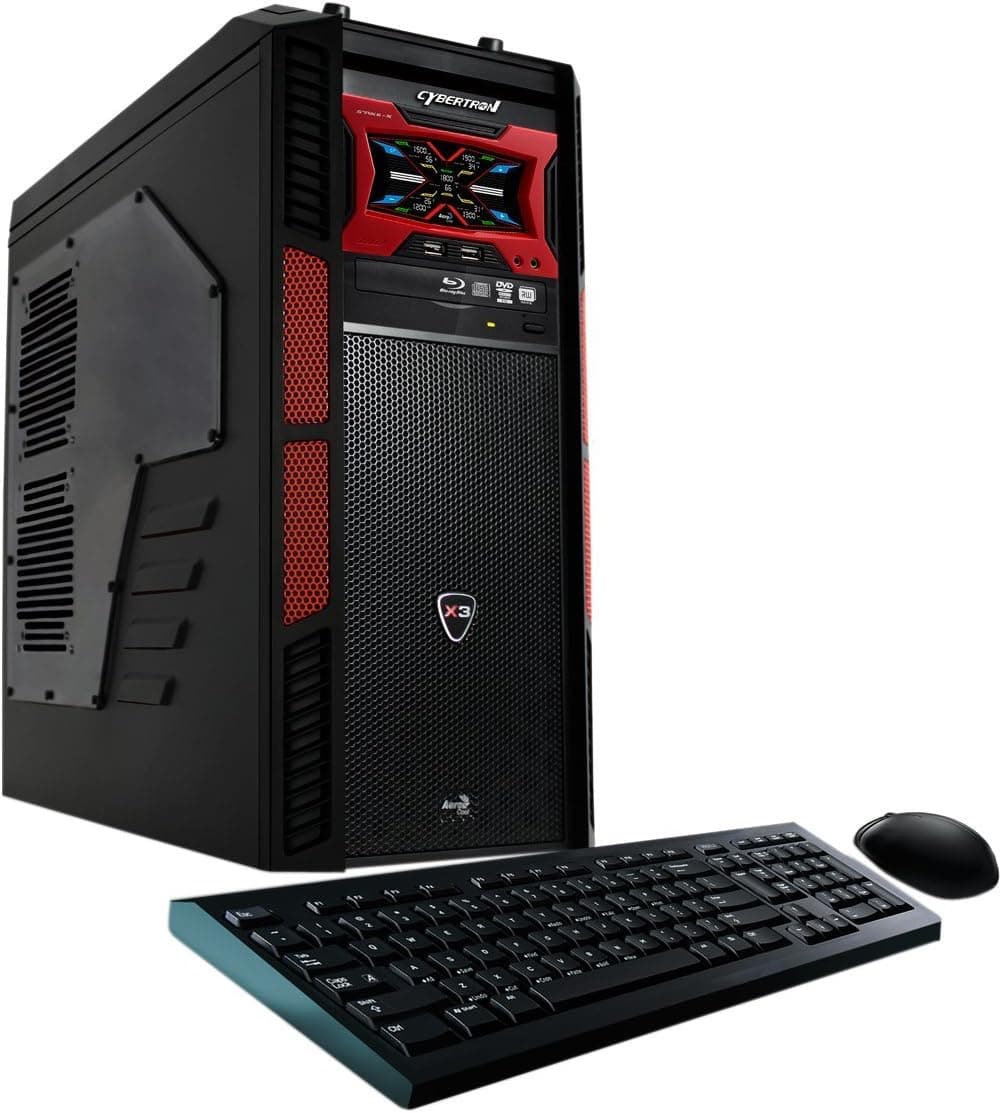 CybertronPC Minotaur GM1113A Desktop (Black with Red Accents) (Discontinued by Manufacturer)