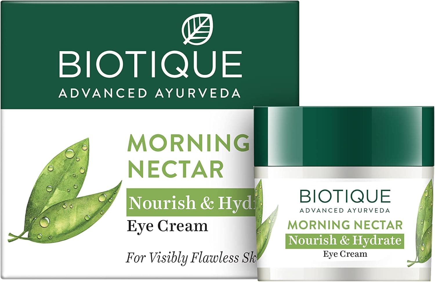 Biotique Bio Morning Nectar Flawless Lightening Eye Cream SPF 30 UVA/UVB Suns.