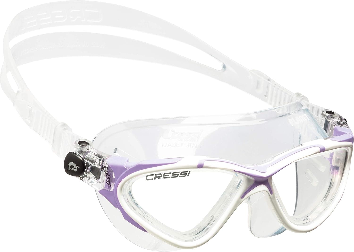 Cressi Planet, Clear-White/Lilac, Clear Lens