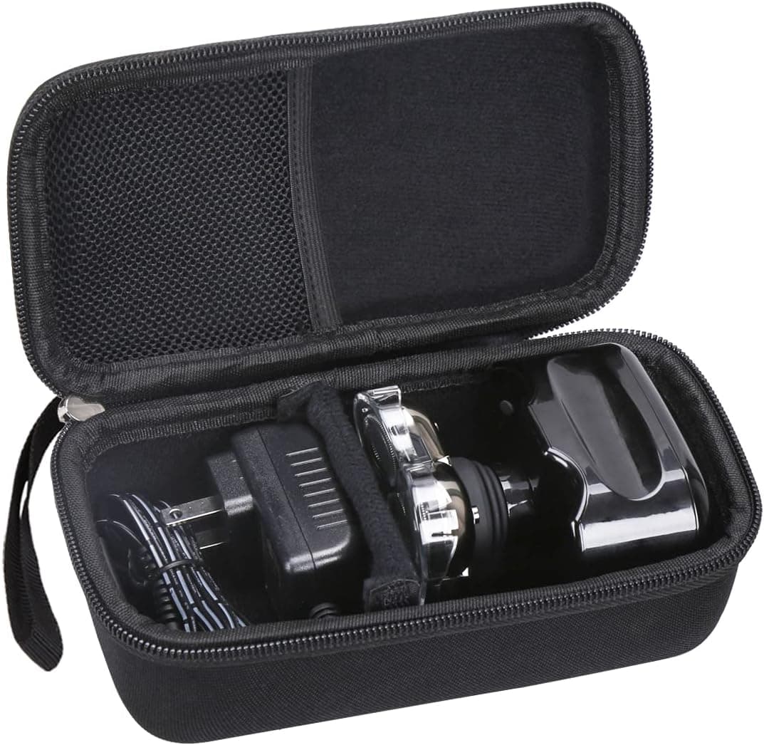 Aproca Hard Storage Travel Case, for Skull Shaver Pitbull Gold PRO/Silver PRO Head Shaver Electric Head & Face Shaver (Black-New)