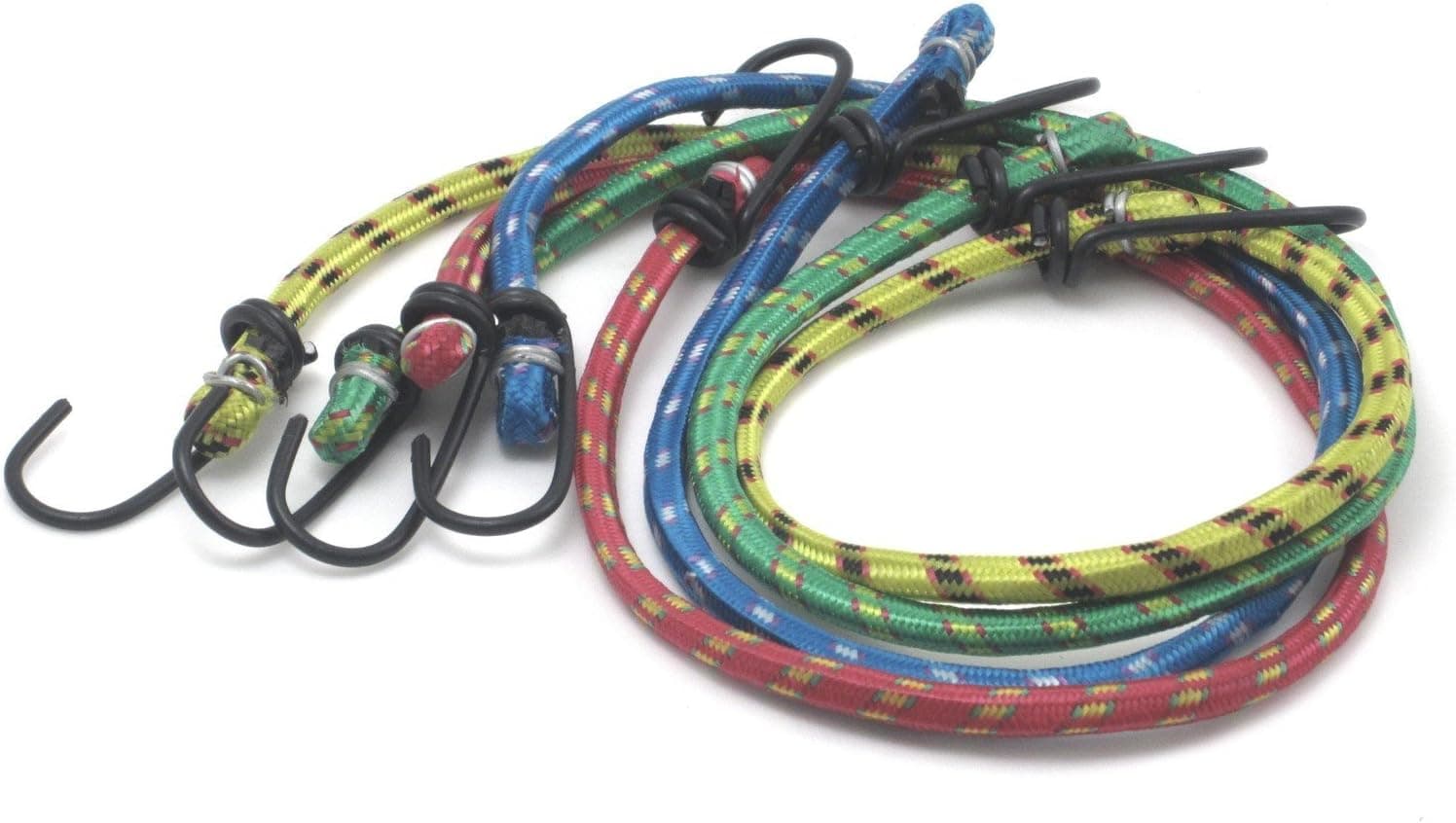 Bungee Bungie Cords 22" Tie Rubber Trap Strap Cargo Stretch Cord - Pack of 4 Set