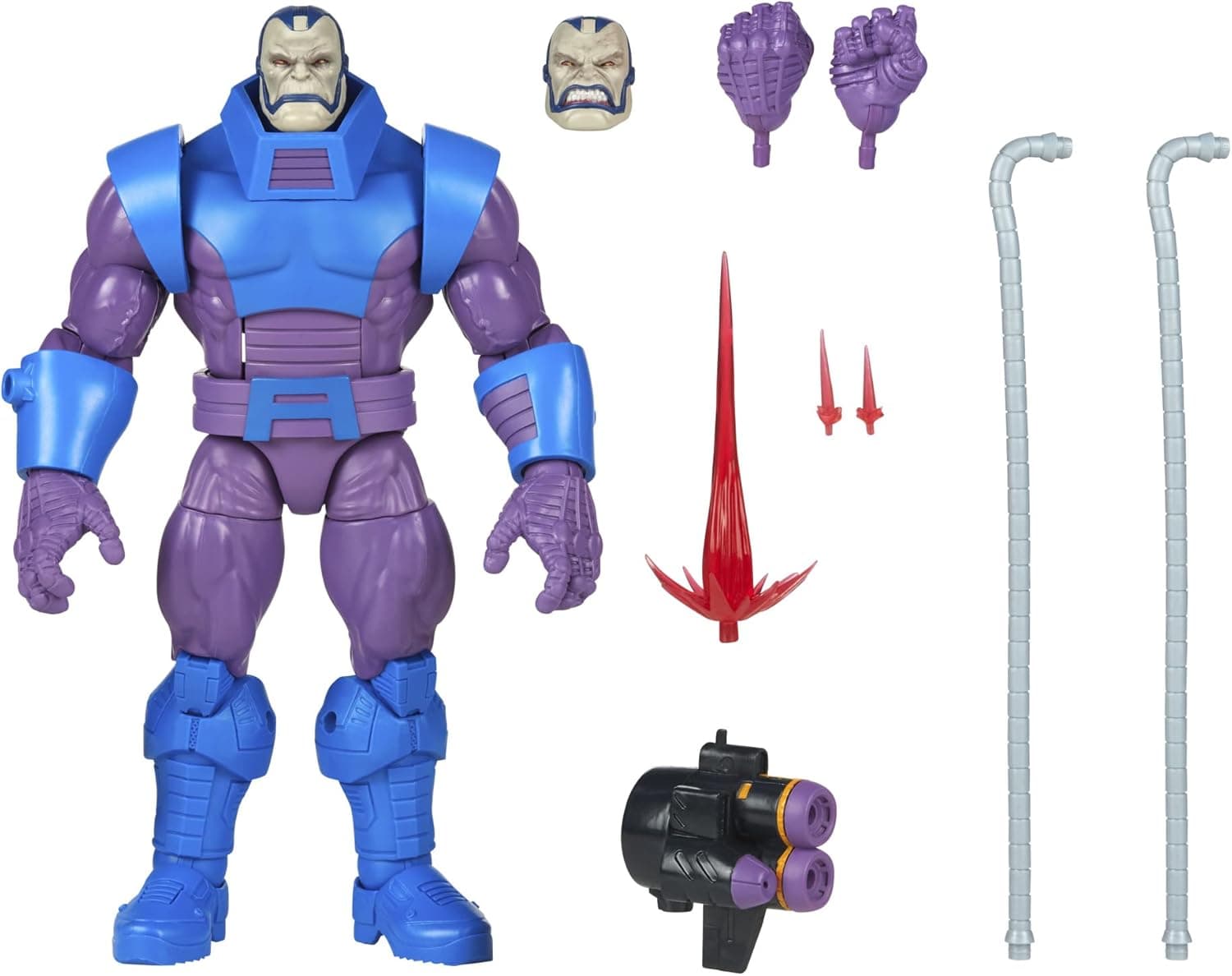Marvel Legends Series The Uncanny X-Men 6-inch Apocalypse Retro Action Figure Toy, Includes 8 Accessories, Kids Ages 4 and Up, Multicolor