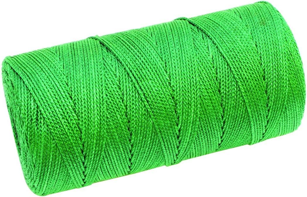 Masonry Mason's Line Braided Nylon 500' Green, Size 186"