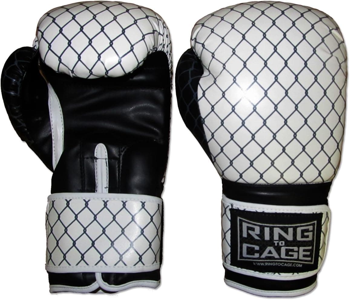 Cage Printed Stand up Boxing Gloves, for MMA, Boxing, Muay Thai, Kickboxing