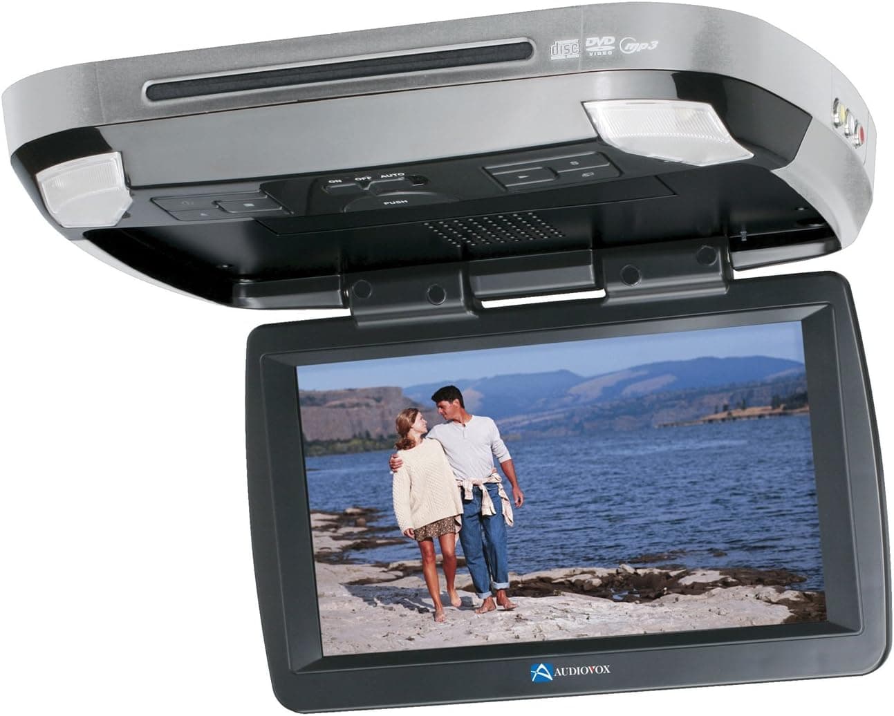 Audiovox Car VOD850 8.5-Inch Overhead LCD Monitor with DVD Player (Titanium)